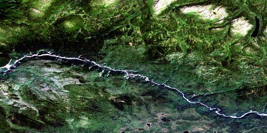 Air photo: Stikine Canyon Satellite Image map 104J01 at 1:50,000 Scale