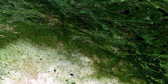 Air photo: Granite Lake Satellite Image map 104J11 at 1:50,000 Scale