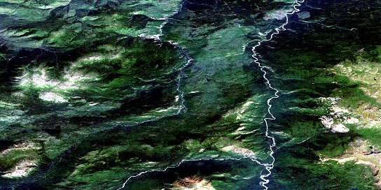 Air photo: No Title Satellite Image map 104K09 at 1:50,000 Scale