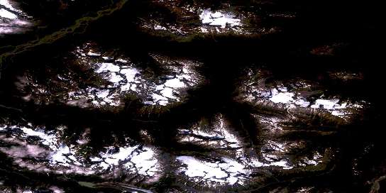 Air photo: Stuhini Creek Satellite Image map 104K11 at 1:50,000 Scale