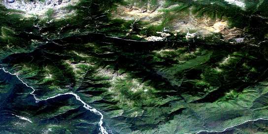 Air photo: Yeth Creek Satellite Image map 104K15 at 1:50,000 Scale