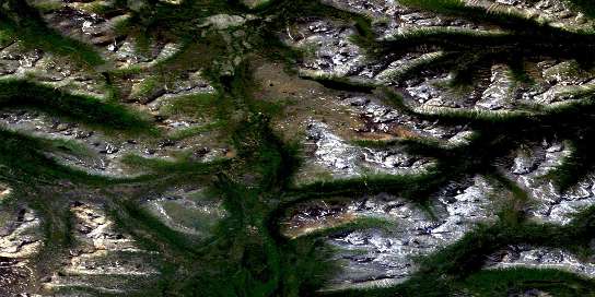 Air photo: Maria Lake Satellite Image map 104O08 at 1:50,000 Scale