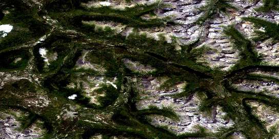 Air photo: Plate Lake Satellite Image map 104O15 at 1:50,000 Scale
