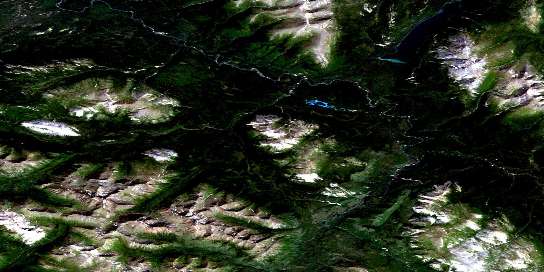Air photo: Julian Creek Satellite Image map 104P02 at 1:50,000 Scale