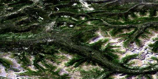 Air photo: Irvine Lake Satellite Image map 105B11 at 1:50,000 Scale