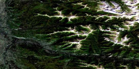 Air photo: Teraktu Creek Satellite Image map 105E09 at 1:50,000 Scale