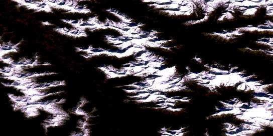 Air photo: Tungsten Satellite Image map 105H16 at 1:50,000 Scale