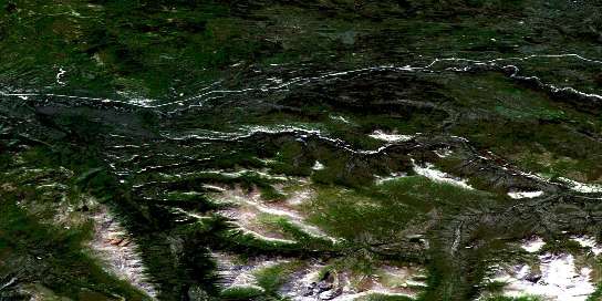 Air photo: Mount Atherton Satellite Image map 105K04 at 1:50,000 Scale
