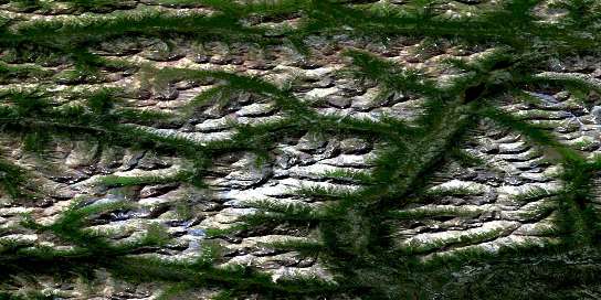 Air photo: Einarson Creek Satellite Image map 105O13 at 1:50,000 Scale
