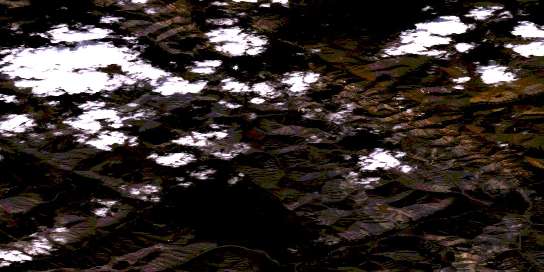 Air photo: Godlin Lakes Satellite Image map 105P15 at 1:50,000 Scale