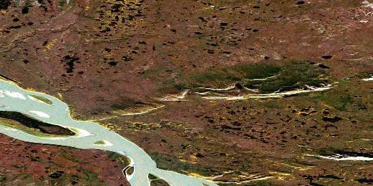 Air photo: Beavertail Satellite Image map 106H15 at 1:50,000 Scale