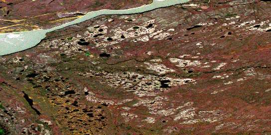 Air photo: Tsintu River Satellite Image map 106I02 at 1:50,000 Scale