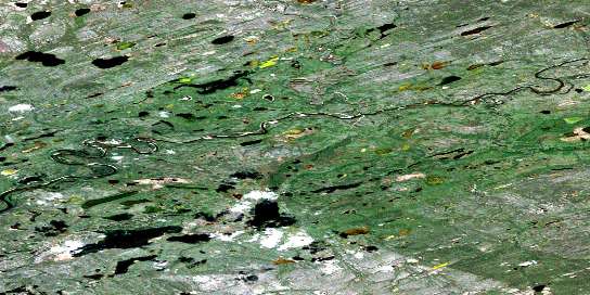 Air photo: Ontadek Lake Satellite Image map 106I08 at 1:50,000 Scale