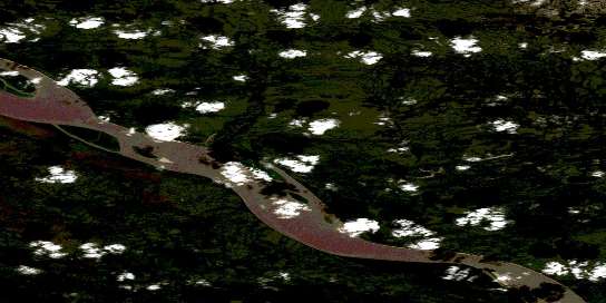 Air photo: Tieda River Satellite Image map 106I11 at 1:50,000 Scale