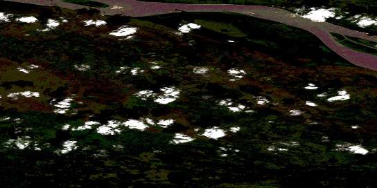 Air photo: Gillis River Satellite Image map 106I12 at 1:50,000 Scale