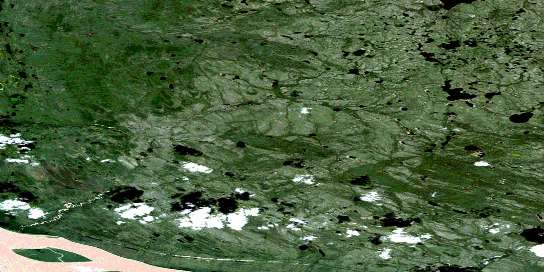 Air photo: Payne Creek Satellite Image map 106I13 at 1:50,000 Scale