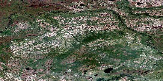 No Title Satellite Map 106K03 at 1:50,000 scale - National Topographic System of Canada (NTS) - Orthophoto
