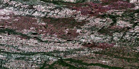 Air photo: Weldon Creek Satellite Image map 106K08 at 1:50,000 Scale