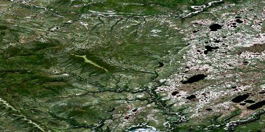 Air photo: Salter Hill Satellite Image map 106L02 at 1:50,000 Scale