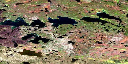 Air photo: Jiggle Lake Satellite Image map 106N09 at 1:50,000 Scale