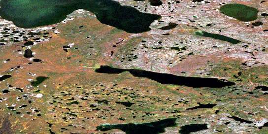 Air photo: Sunny Lake Satellite Image map 106N15 at 1:50,000 Scale