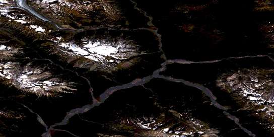 Air photo: Carmine Mountain Satellite Image map 114P11 at 1:50,000 Scale