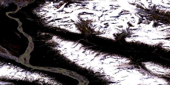 Air photo: Tats Lake Satellite Image map 114P12 at 1:50,000 Scale