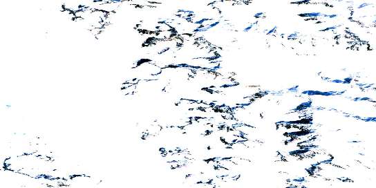 Air photo: Mount Alverstone Satellite Image map 115B06 at 1:50,000 Scale
