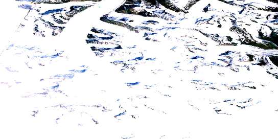Air photo: Mount Badham Satellite Image map 115B13 at 1:50,000 Scale