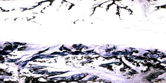 Air photo: Newton Glacier Satellite Image map 115C07 at 1:50,000 Scale