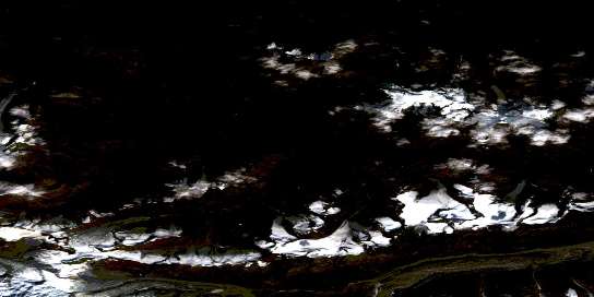 Air photo: Tempest Mountain Satellite Image map 115F08 at 1:50,000 Scale