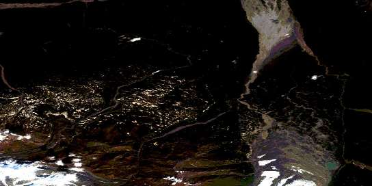 Air photo: Brooke Creek Satellite Image map 115F10 at 1:50,000 Scale