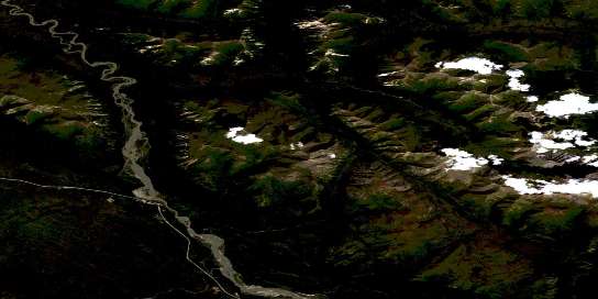 Air photo: Nuntaea Creek Satellite Image map 115G11 at 1:50,000 Scale