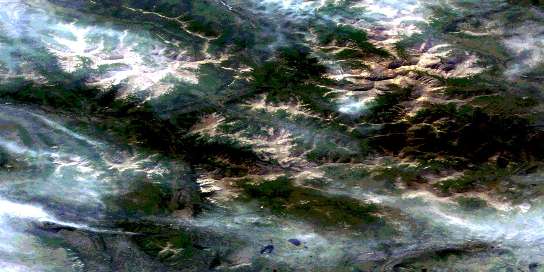 Air photo: Kiyera Lake Satellite Image map 115G15 at 1:50,000 Scale