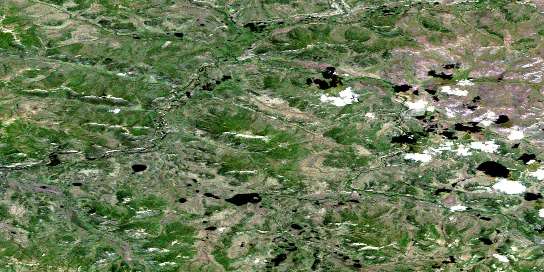 Mackintosh Creek Satellite Map 115H14 at 1:50,000 scale - National Topographic System of Canada (NTS) - Orthophoto