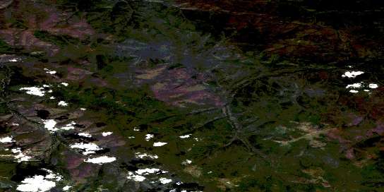 Air photo: Wolverine Creek Satellite Image map 115I12 at 1:50,000 Scale