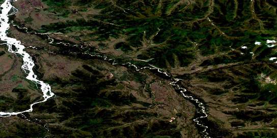 Air photo: No Title Satellite Image map 115J06 at 1:50,000 Scale