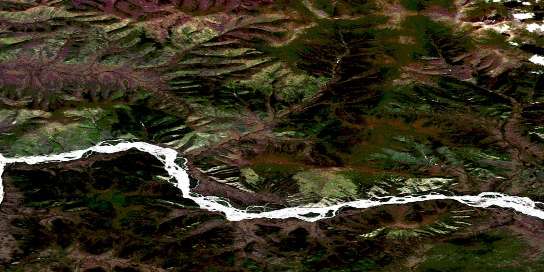 Air photo: Tom Creek Satellite Image map 115J12 at 1:50,000 Scale
