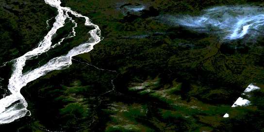 Air photo: Sanpete Creek Satellite Image map 115K01 at 1:50,000 Scale