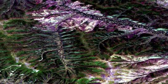 Air photo: Ladue River Satellite Image map 115N02 at 1:50,000 Scale