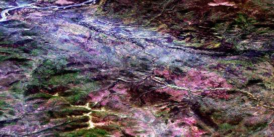 Air photo: Pirate Creek Satellite Image map 115P05 at 1:50,000 Scale