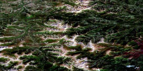 Air photo: Sprague Creek Satellite Image map 115P15 at 1:50,000 Scale