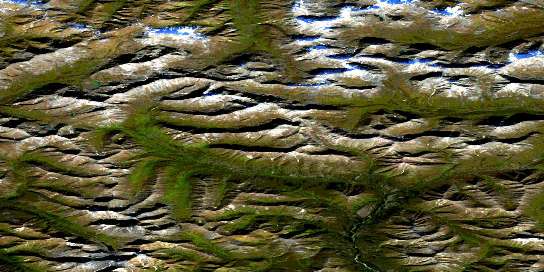 Air photo: Hamilton Creek Satellite Image map 116A05 at 1:50,000 Scale