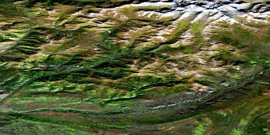 Air photo: Chandindu River Satellite Image map 116B06 at 1:50,000 Scale