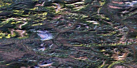 Air photo: Mount Osborn Satellite Image map 116F15 at 1:50,000 Scale