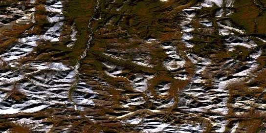 Air photo: Mount Brimston Satellite Image map 116G11 at 1:50,000 Scale