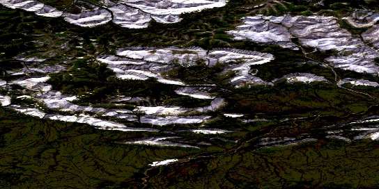 Air photo: Mount Mccullum Satellite Image map 116H05 at 1:50,000 Scale