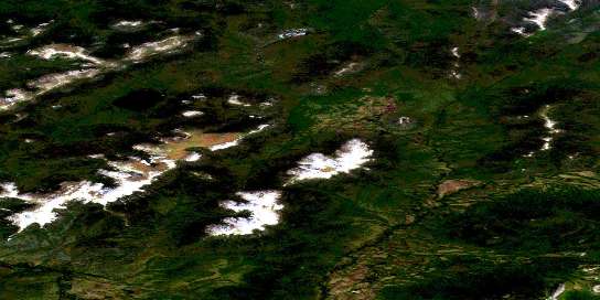 Air photo: Useful Lake Satellite Image map 116N01 at 1:50,000 Scale
