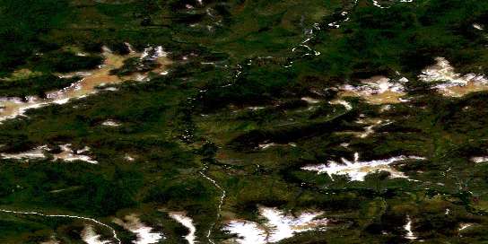 Air photo: Bluefish River Satellite Image map 116N02 at 1:50,000 Scale