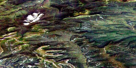 Air photo: Sharp Mountain Satellite Image map 116O02 at 1:50,000 Scale